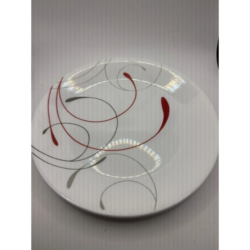 FOUR (4) Corelle Splendor Round Salad Lunch Plates 8.5